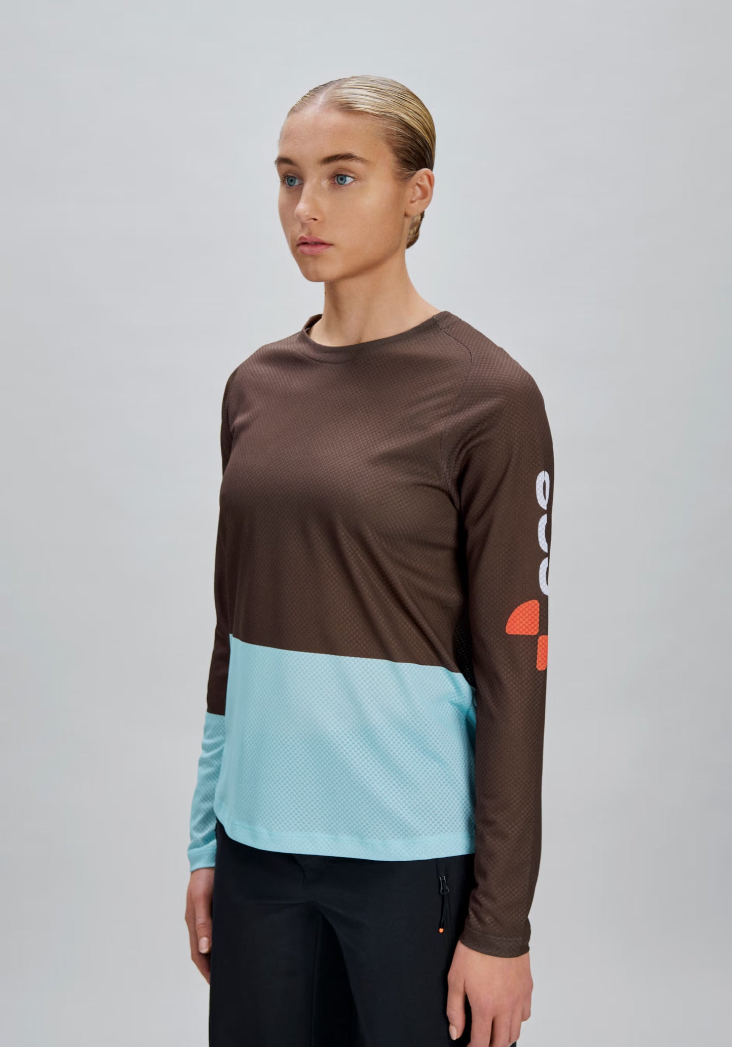 Women's Bronze/Blue POC MOTION AIR Long Sleeve Jersey