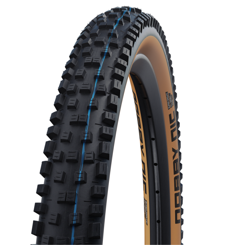 SCHWALBE NOBBY NIC 29x2.40 ADDIX SPEEDGRIP SUPERRACE Tubeless Soft Black/Brown tire