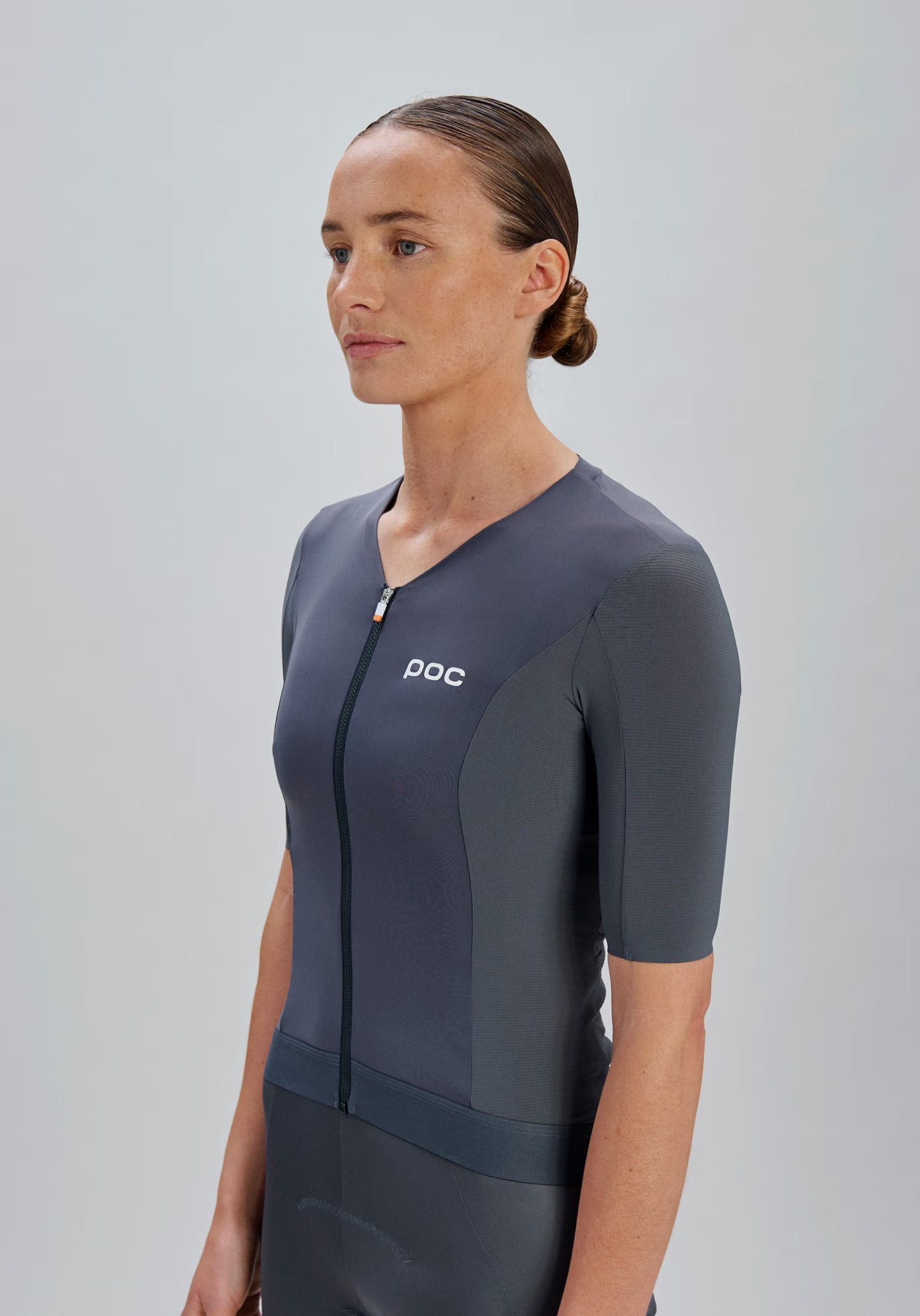 POC RACEDAY Women's Short Sleeve Jersey Grey