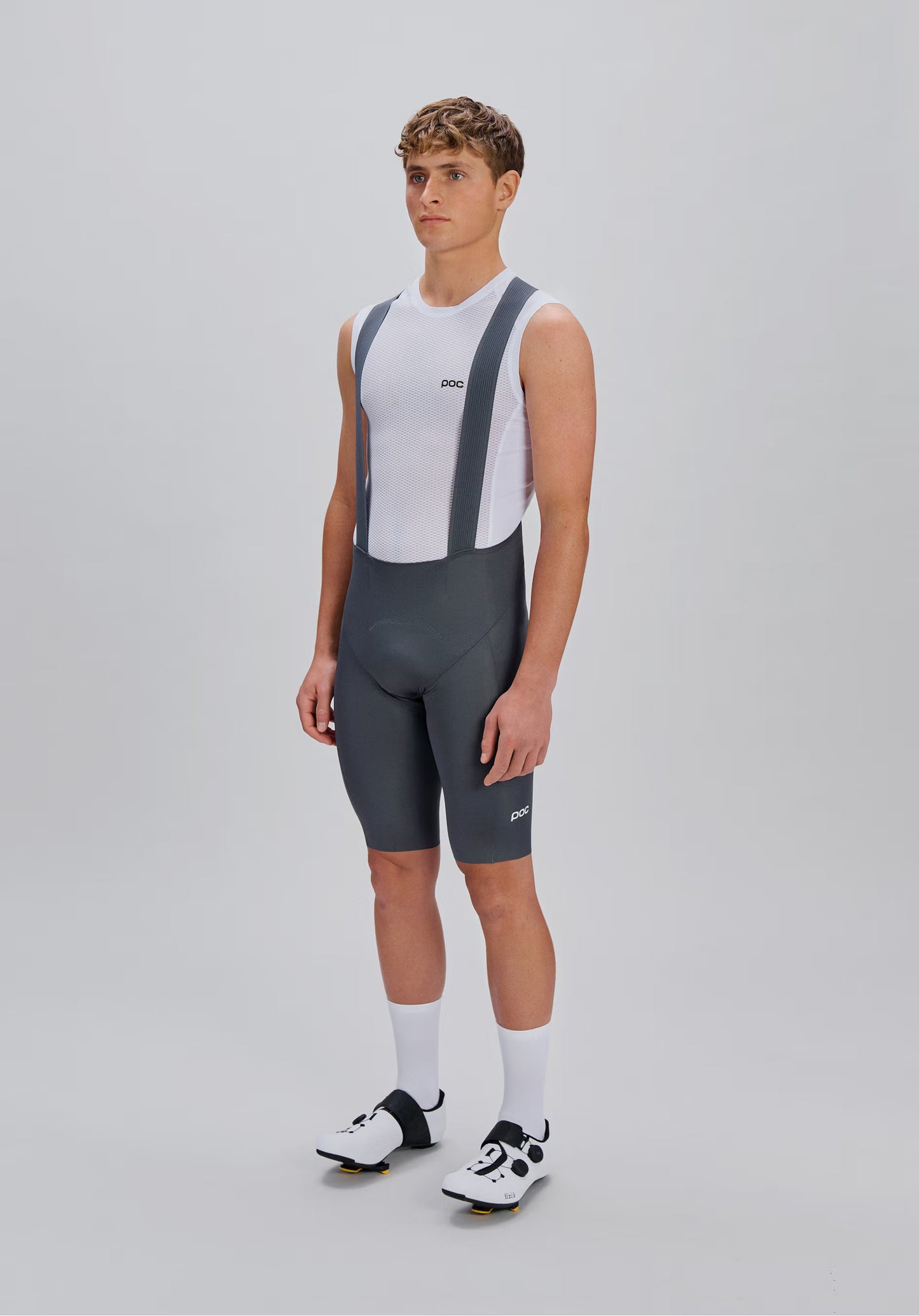 POC RACEDAY Bib Short Grey