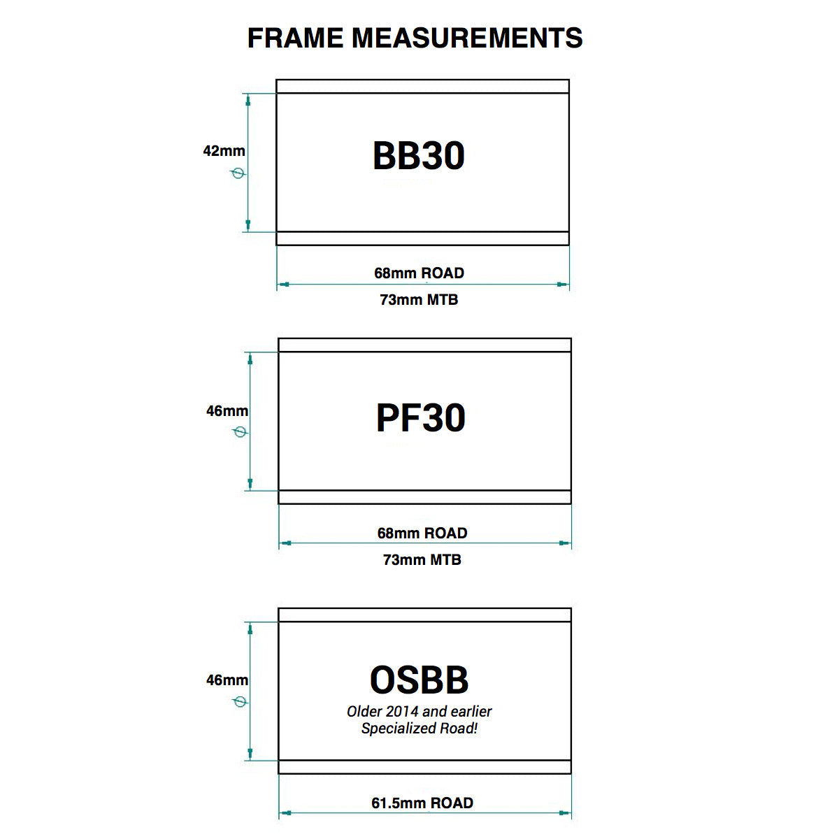 PRAXIS BB/PF30 73 mm crankset