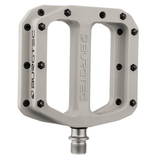 BURGTEC MK4 Composite Nase Grey flat pedals