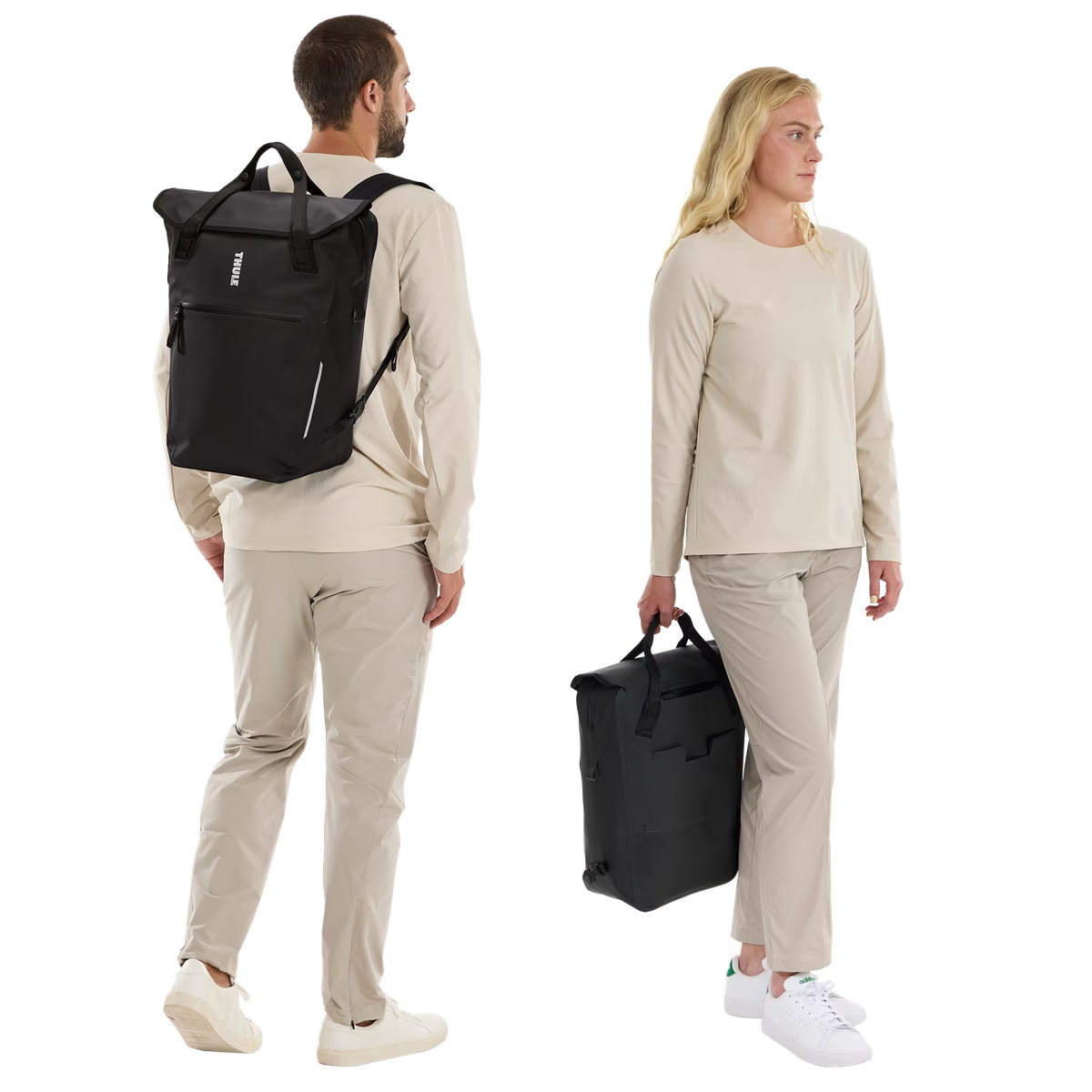 Pair of THULE SHIELD Inlock 23 L Backpacks / Rucksacks Black