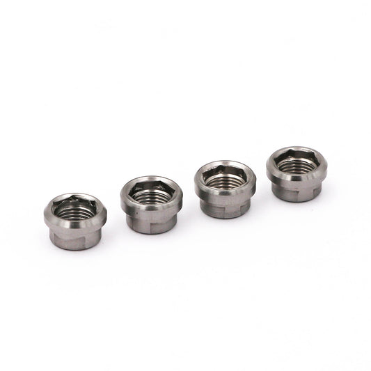 RENNEN Titanium Regular Chainring Nuts (x4)
