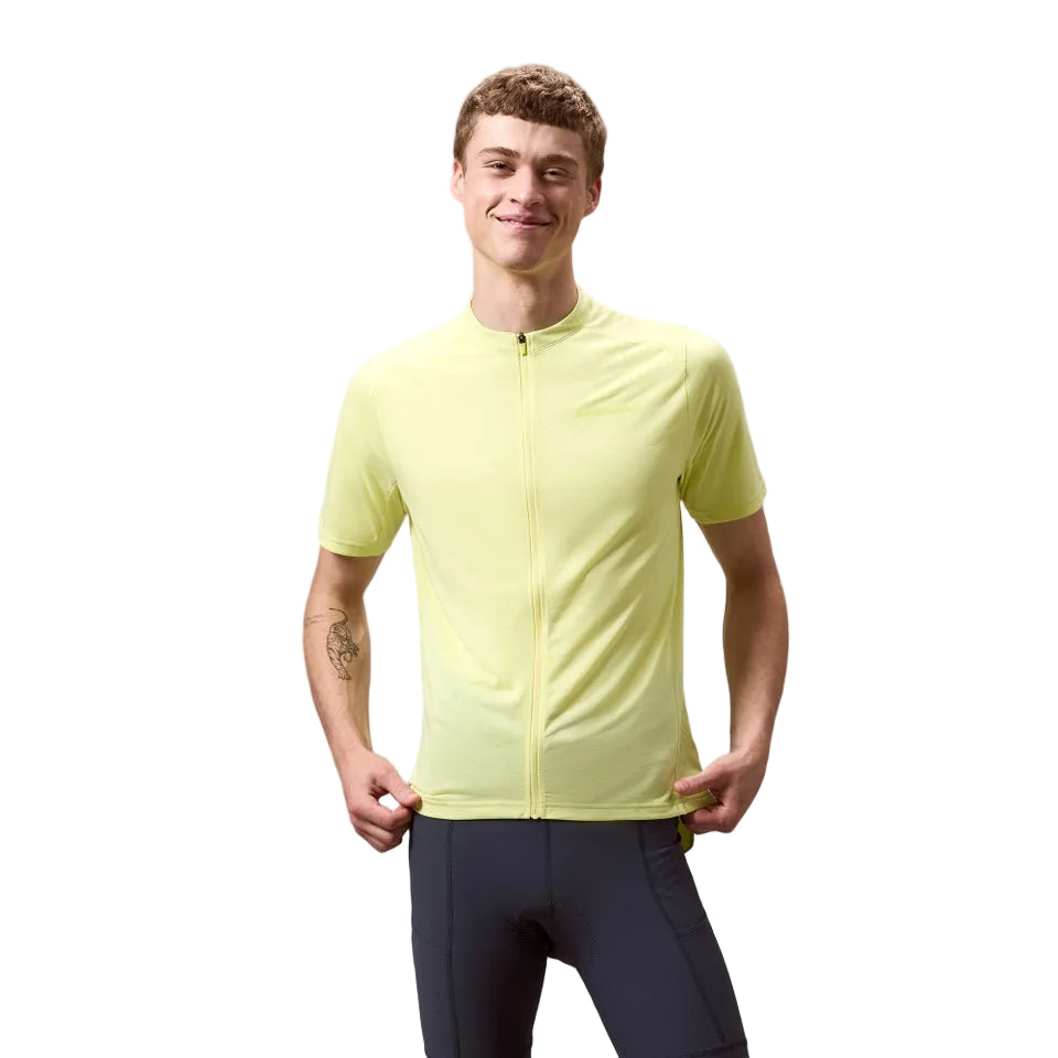 ENDURA LOOP ZIPPED Short Sleeve Oilseed Jersey