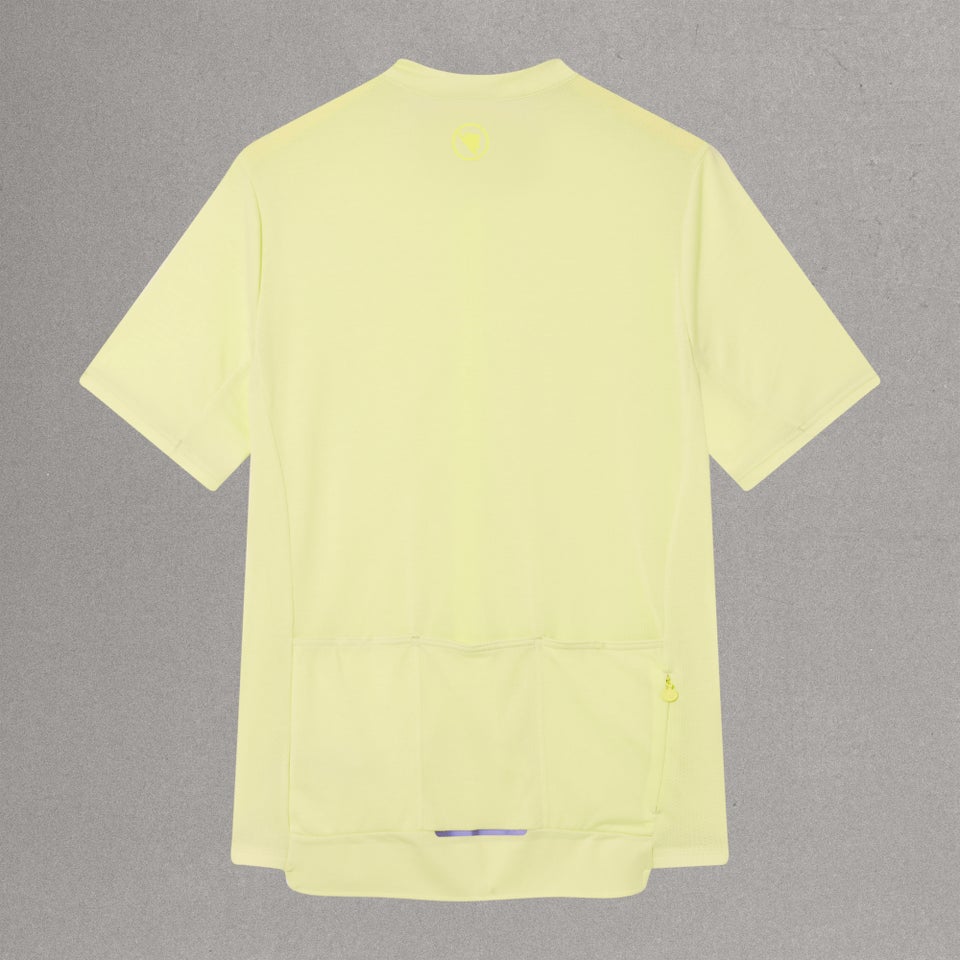 ENDURA LOOP ZIPPED Short Sleeve Oilseed Jersey
