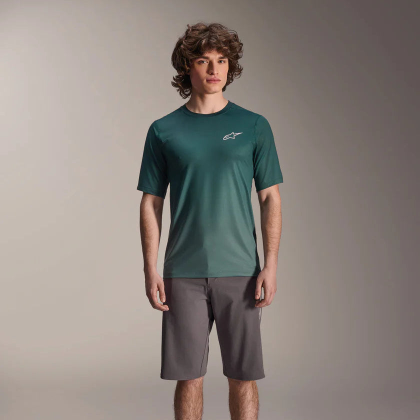 ALPINESTARS A-DURA RISE Short Sleeve Jersey Green