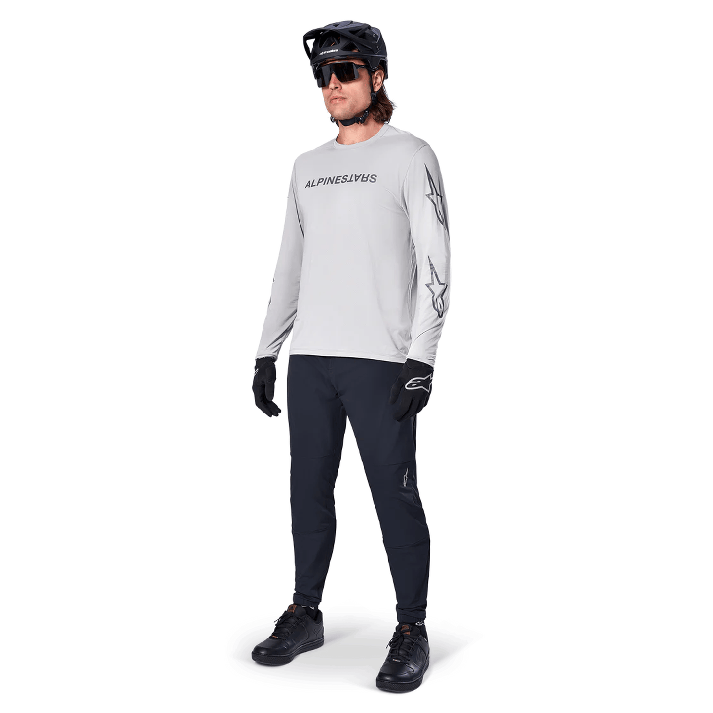 ALPINESTARS A-DURA SWITCH Long Sleeve Light Grey Jersey