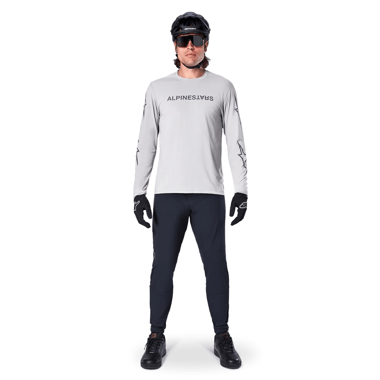 ALPINESTARS A-DURA SWITCH Long Sleeve Light Grey Jersey