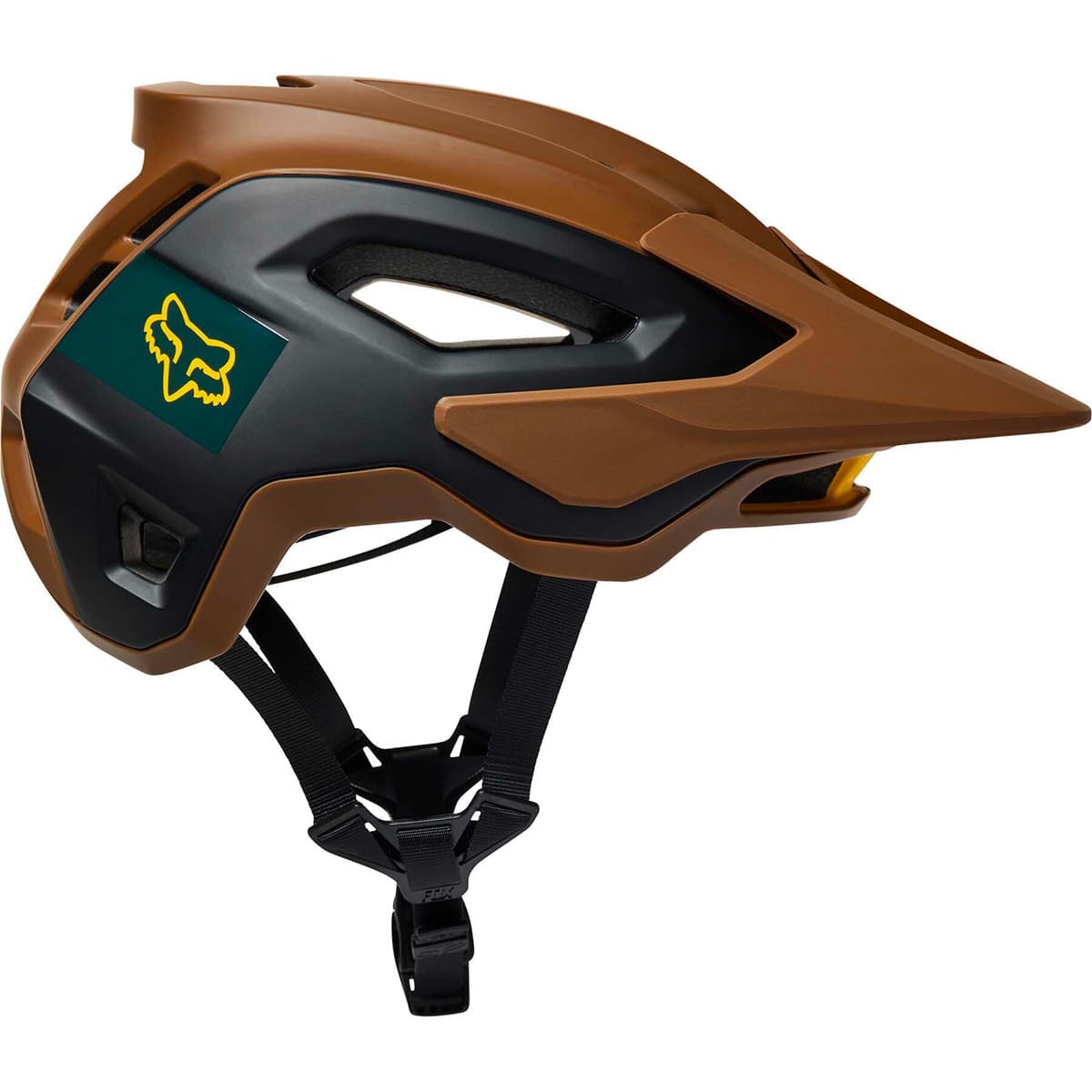 Casque VTT FOX SPEEDFRAME PRO BLOCKED Marron