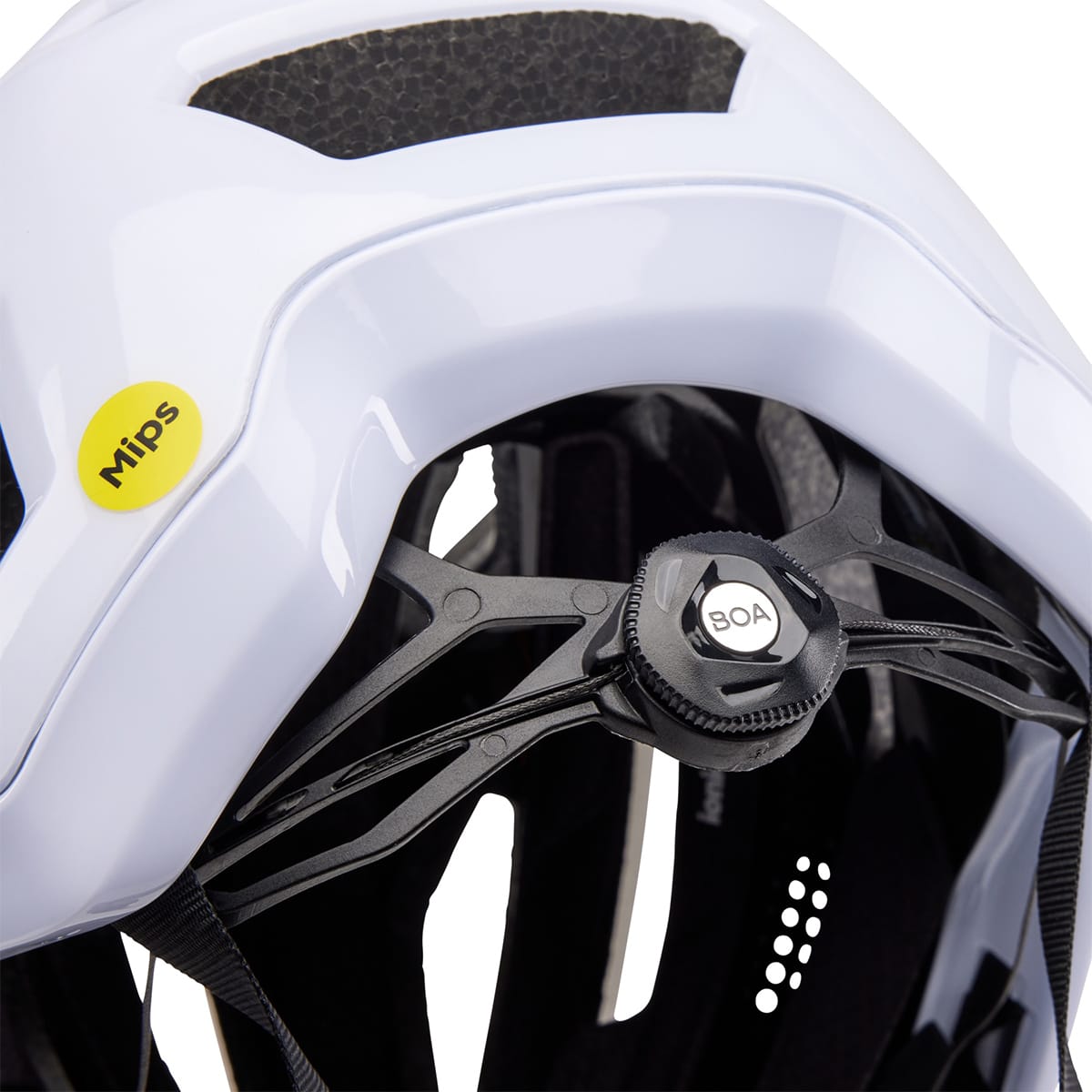 FOX CROSSFRAME PRO MIPS SOLIDS Gravel Helmet White