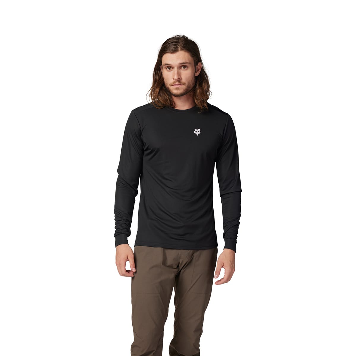 FOX RANGER WAYFARING Long Sleeve Jersey Black