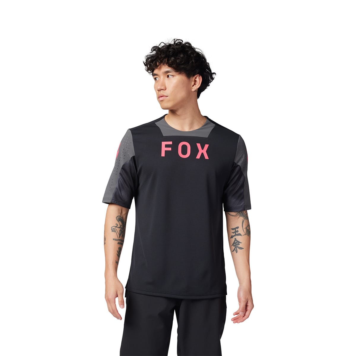 FOX DEFEND TAUNT Short Sleeve Jersey Black