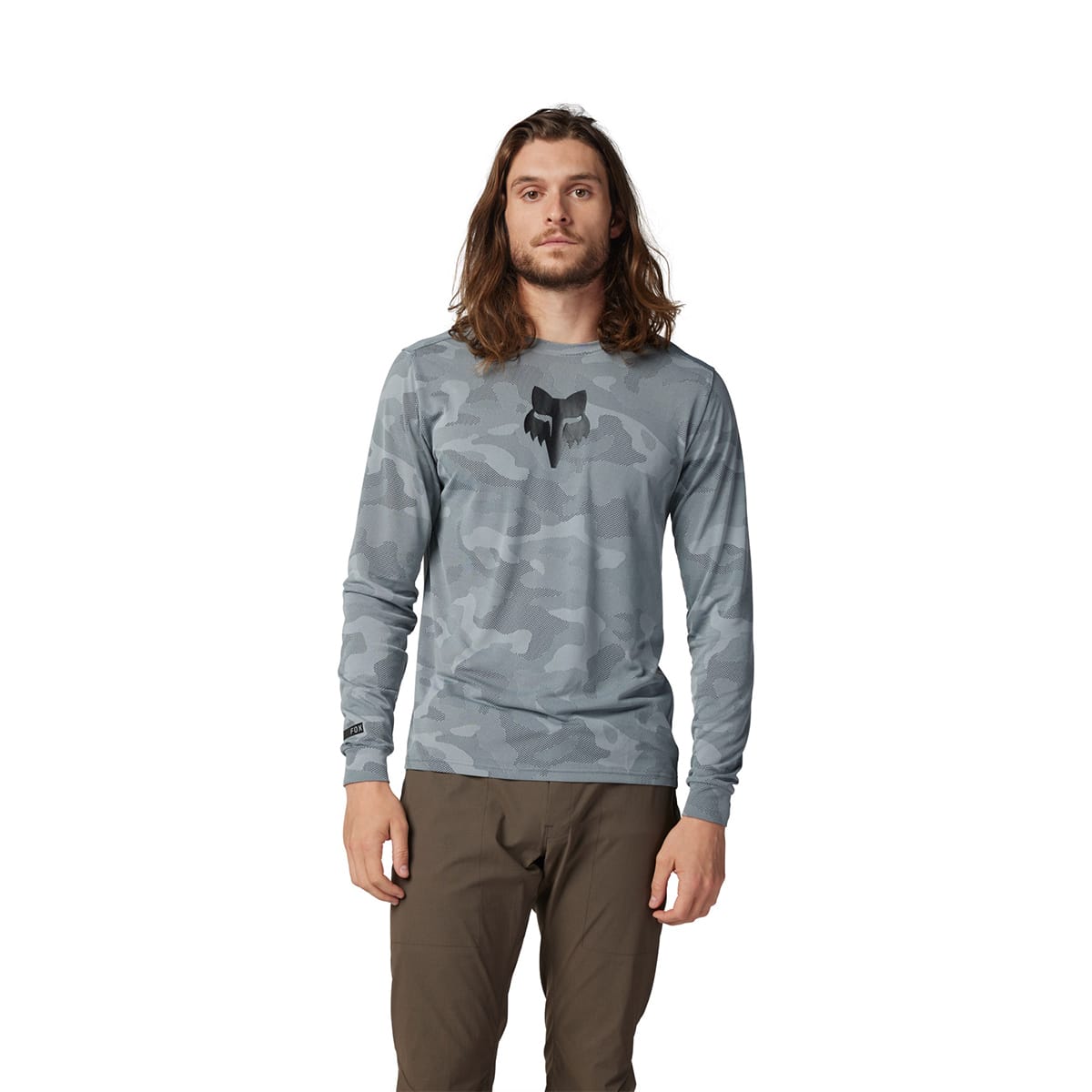 FOX RANGER TRU DRI Long Sleeve Jersey Grey