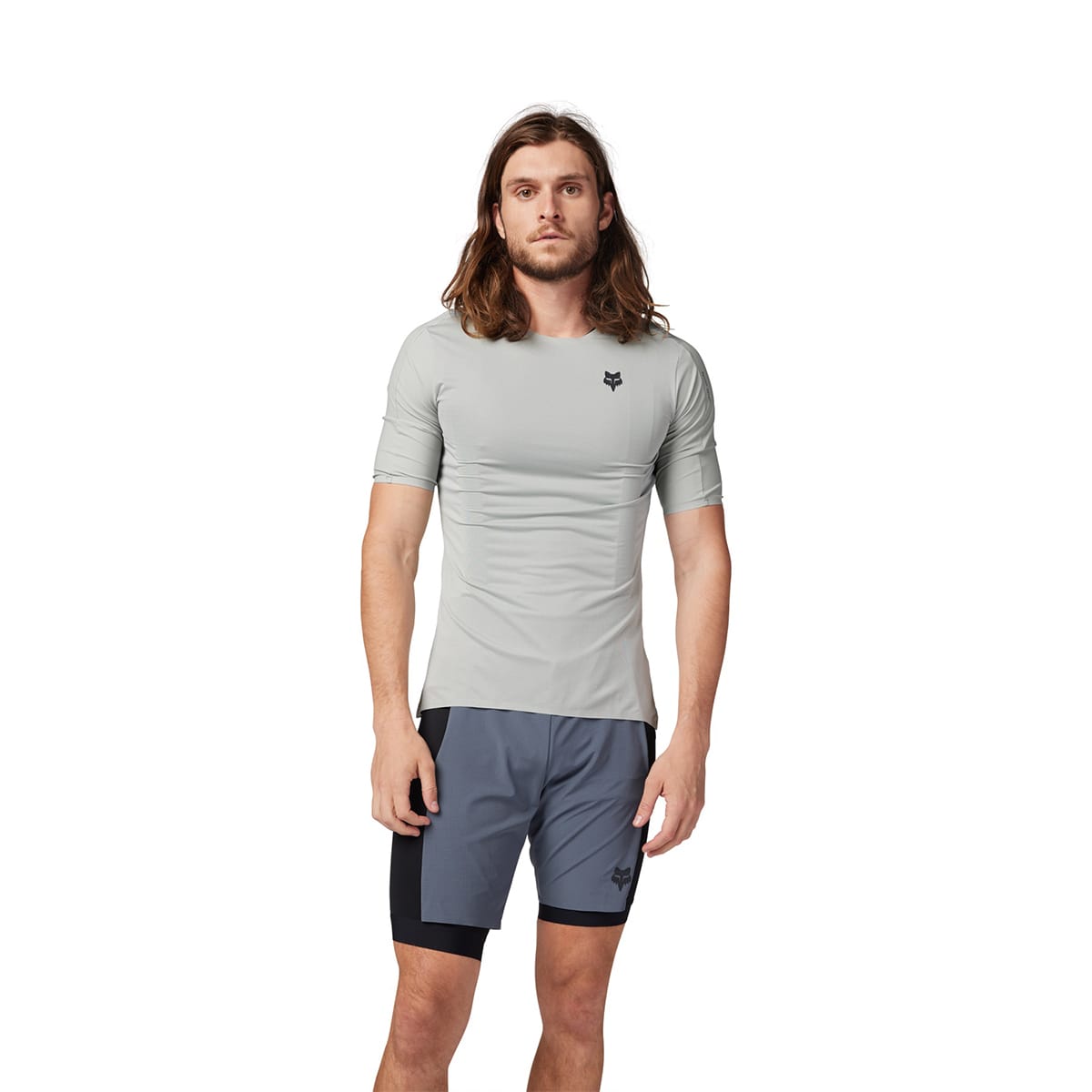 FOX FLEXAIR ASCENT Short Sleeve Jersey Grey