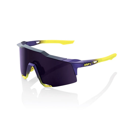 Lunettes 100% SPEEDCRAFT  Bleu Jaune Écran Dark Purple