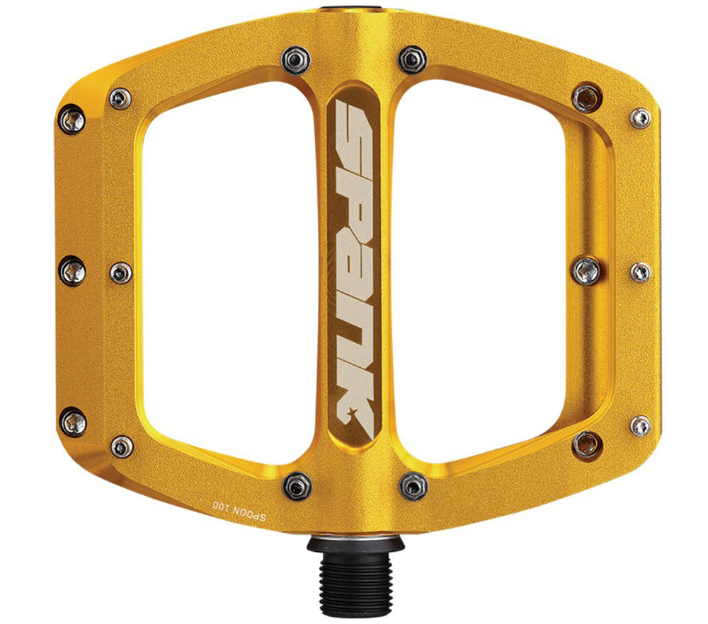 SPANK SPOON REBOOT M Gold flat pedals