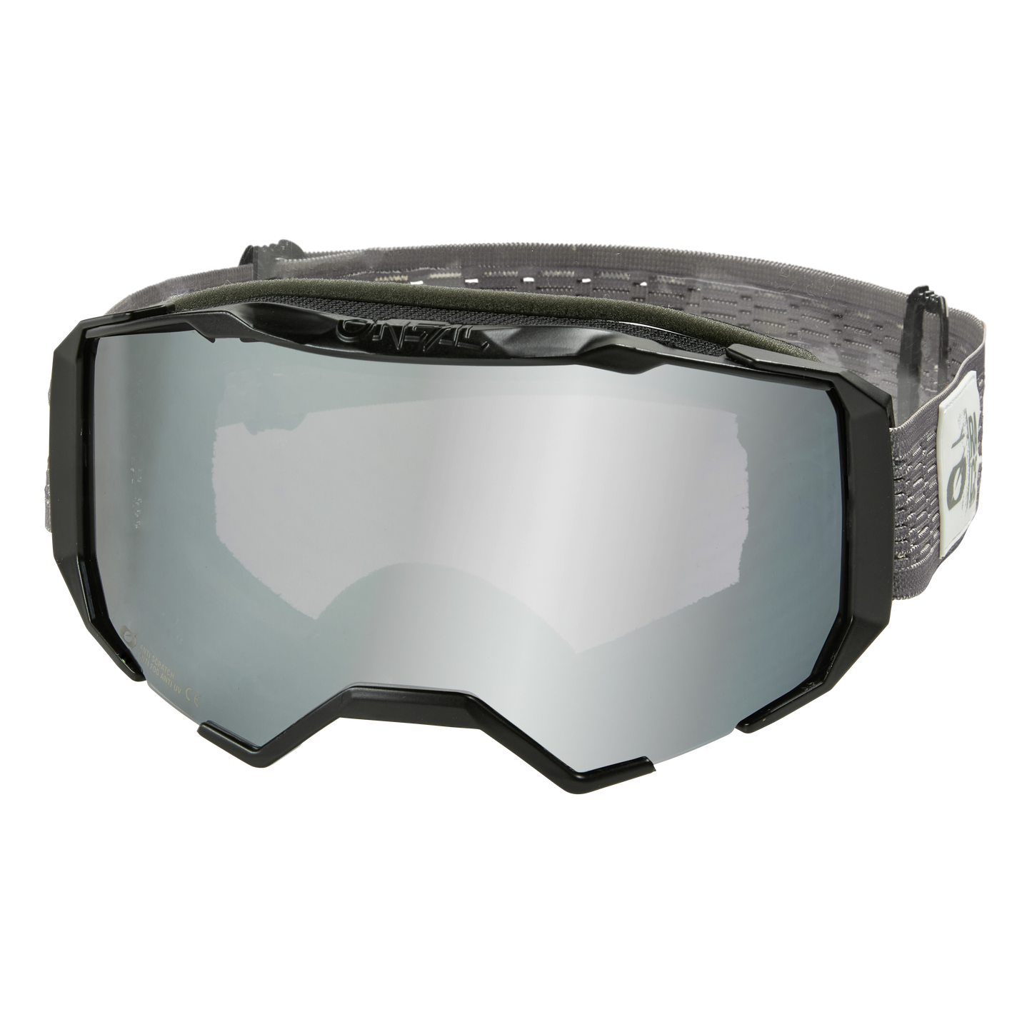 O'NEAL B-22 STATIC Mask Gray Silver Mirror Screen