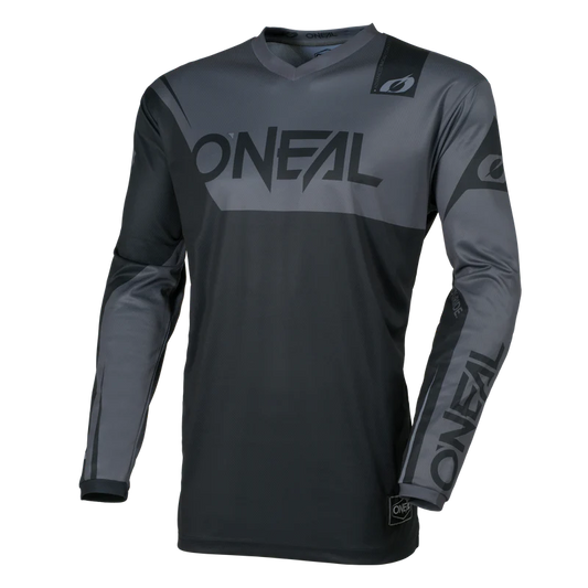 O'NEAL ELEMENT RACEWEAR Junior Long Sleeve Jersey Black/Grey