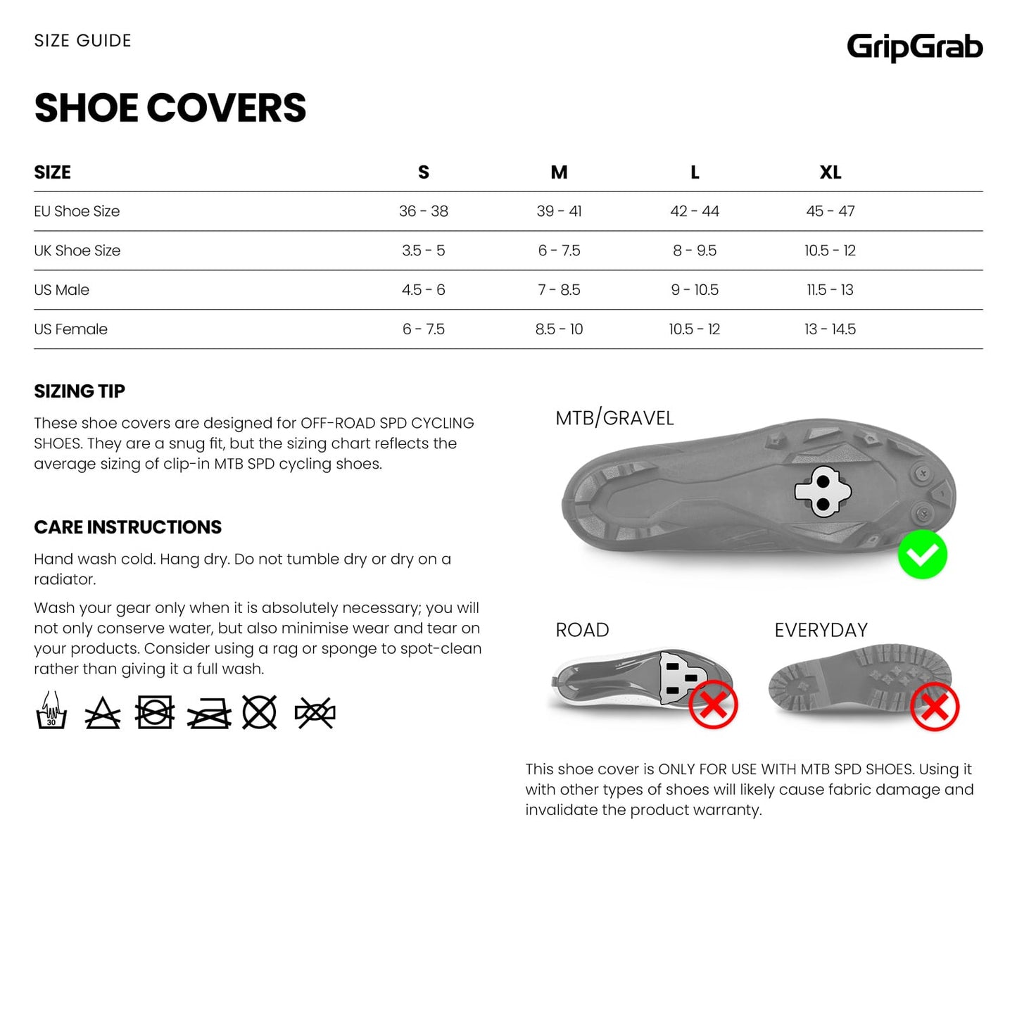 Boot Cover GRIPGRAB EXPLORER WATRPROOF GRAVEL Black