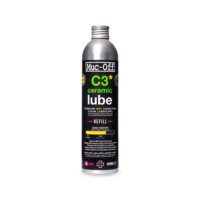 Lubricant Ceramic Dry Conditions MUC-OFF C3 DRY CERAMIQUE LUBE (300 ml)