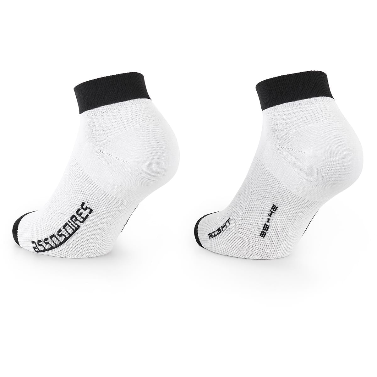 Chaussettes ASSOS RS SUPERLEGER LOW Blanc