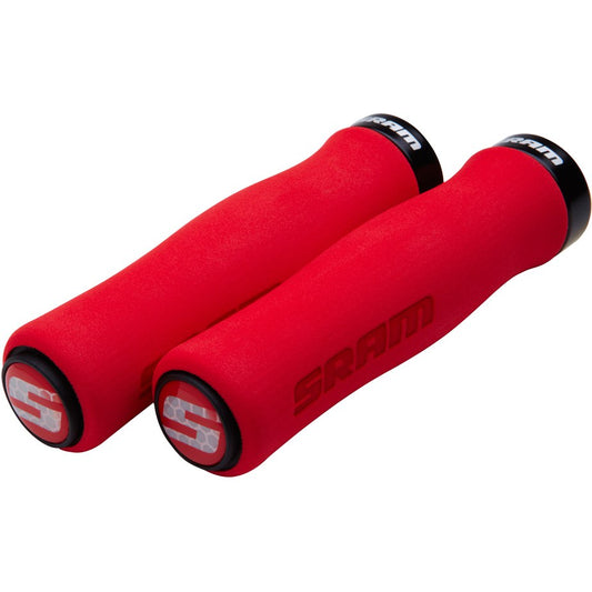 SRAM FOAM CONTOUR Lock-On 129mm Red Grips