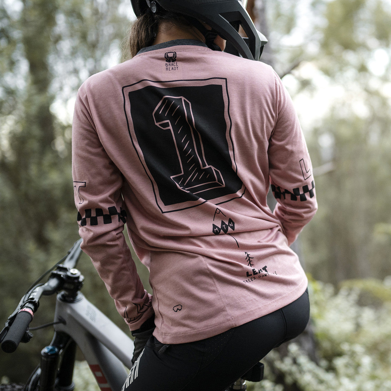LEATT MTB Gravity 3.0 Women's Long Sleeve Jersey Pink