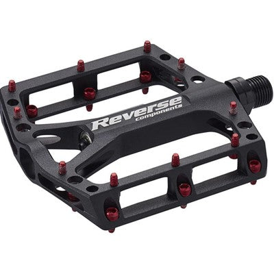 REVERSE COMPONENTS BLACK ONE flat pedals Black/Red