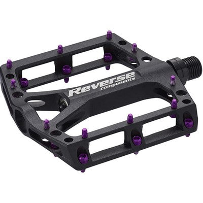 REVERSE COMPONENTS BLACK ONE flat pedals Black/Violet