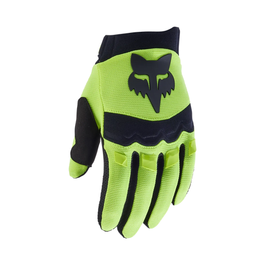 FOX DIRTPAW Junior Gloves Fluorescent Yellow