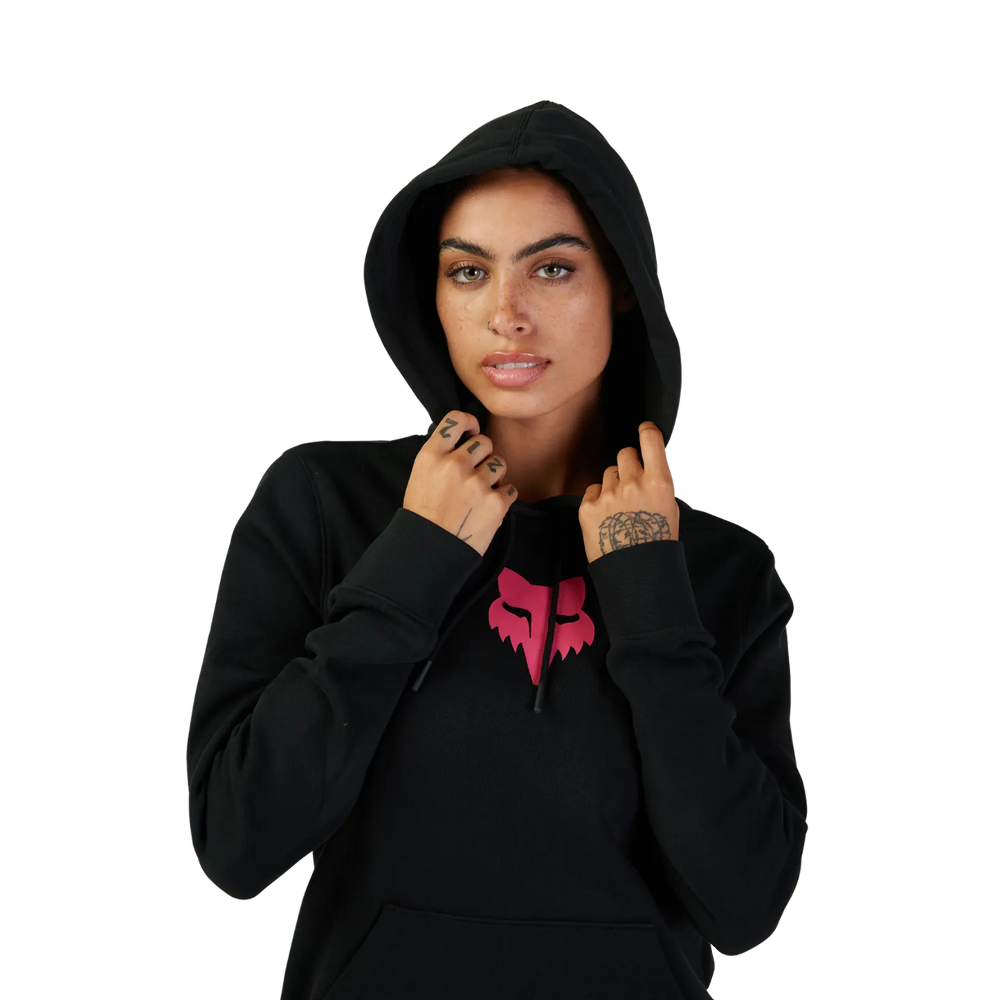 Women's FOX HEAD Hoodie Black/Pink