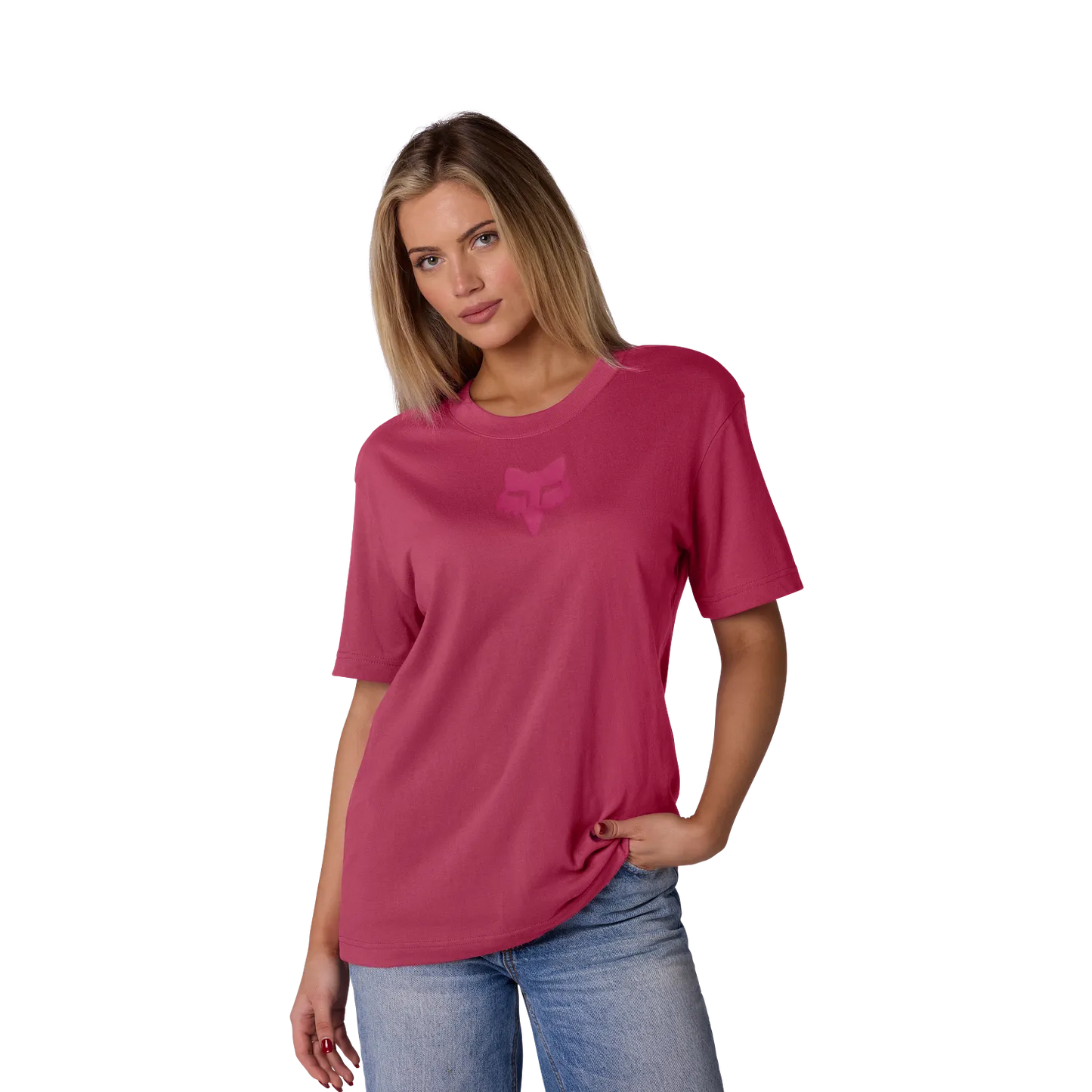 FOX HEAD Women's Short Sleeve T-Shirt Berry Pink