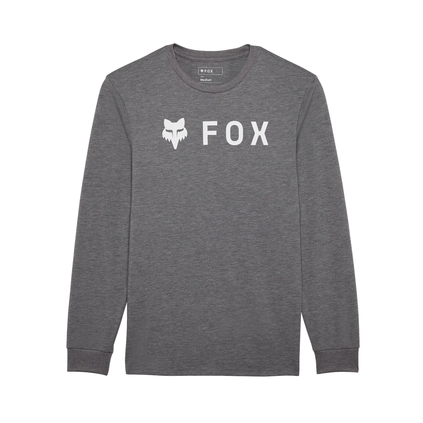 FOX ABSOLUTE TRUDRI Long Sleeve Technical T-Shirt Graphite Grey