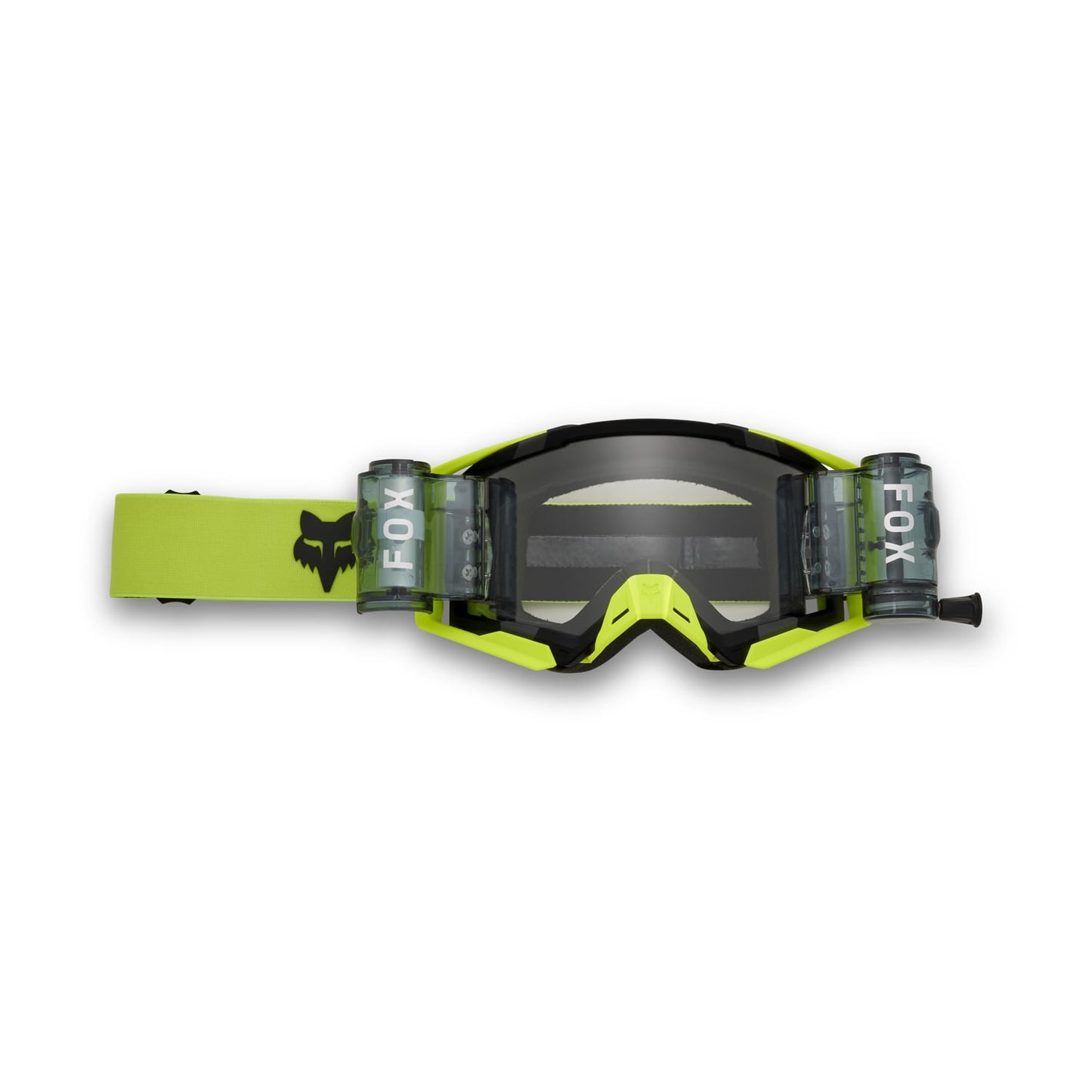 FOX AIRSPACE ENDURO ROLL OFF Mask Yellow 2025