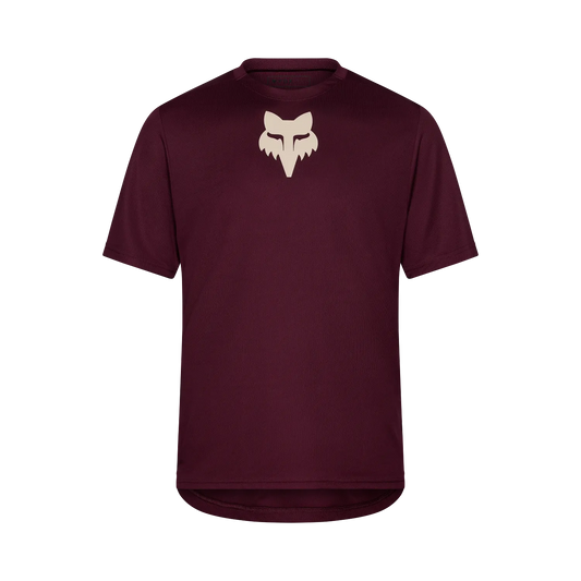 FOX RANGER FOX HEAD Short-Sleeve Jersey Burgundy