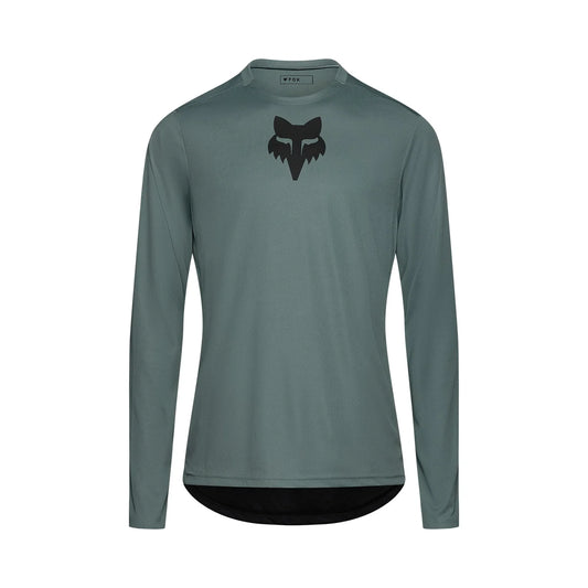 FOX RANGER FOX HEAD Long-Sleeve Jersey Sage Green