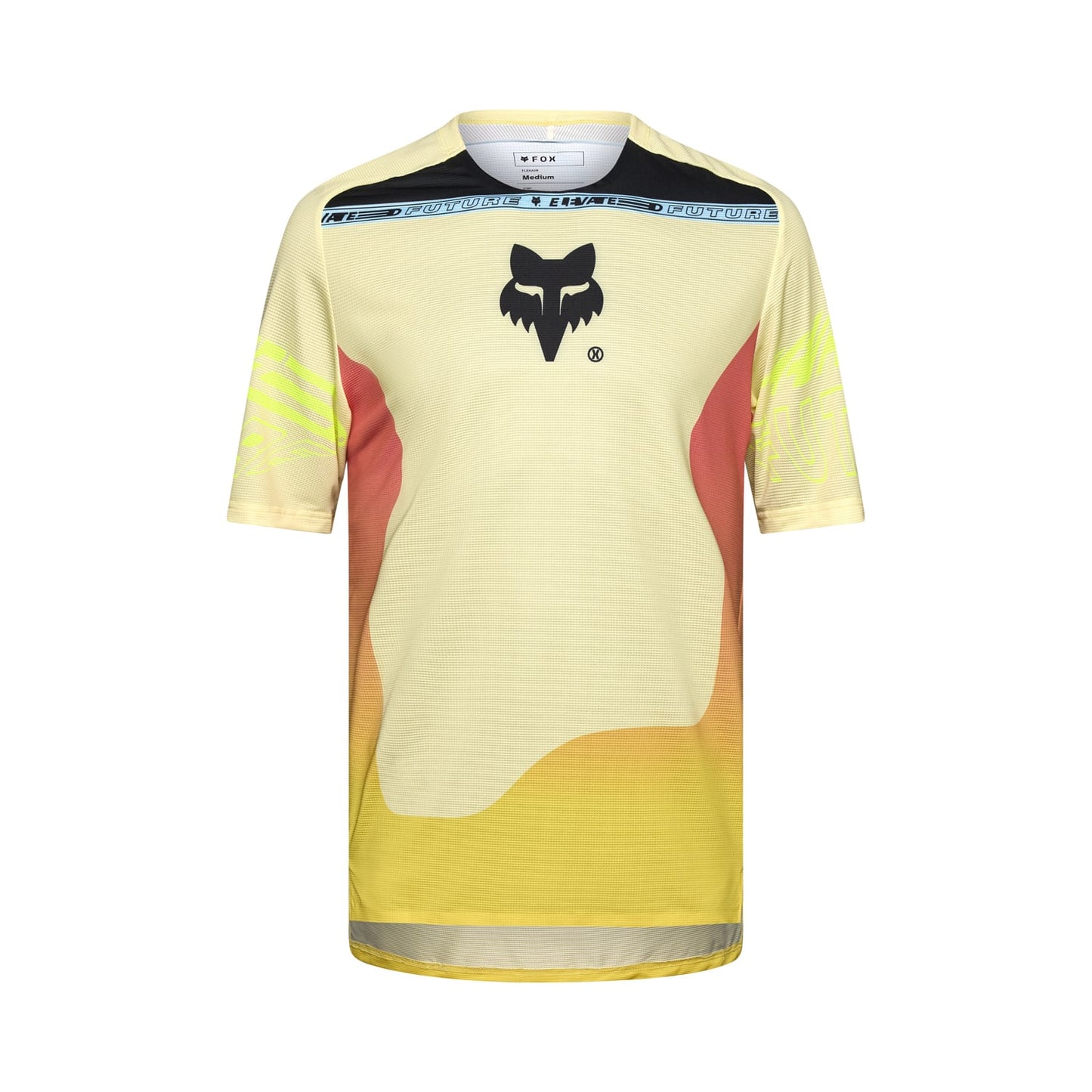 FOX FLEXAIR ELEVATED Short Sleeve Jersey Yellow/Orange 2025