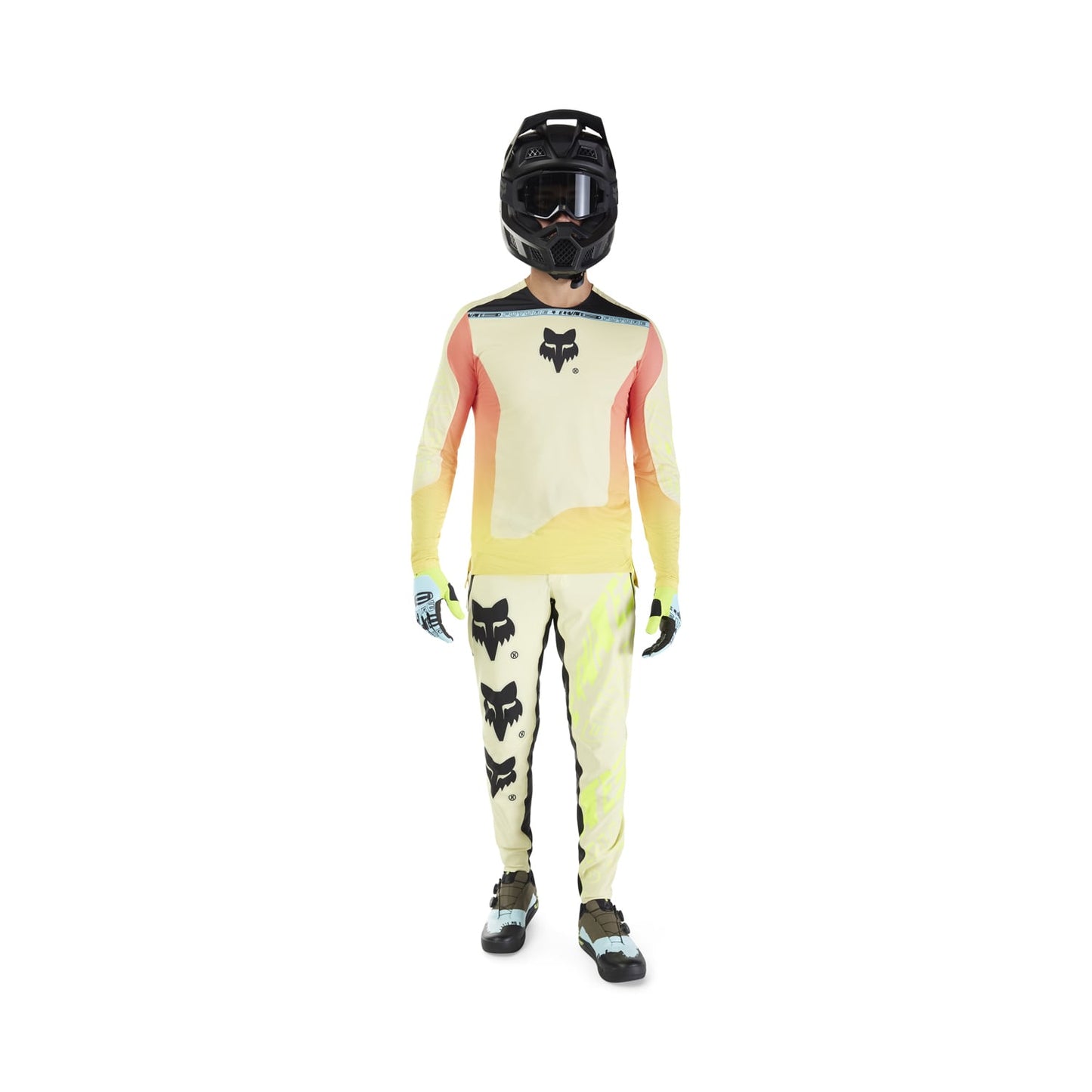 FOX FLEXAIR ELEVATED Jersey Long Sleeve Yellow/Orange 2025