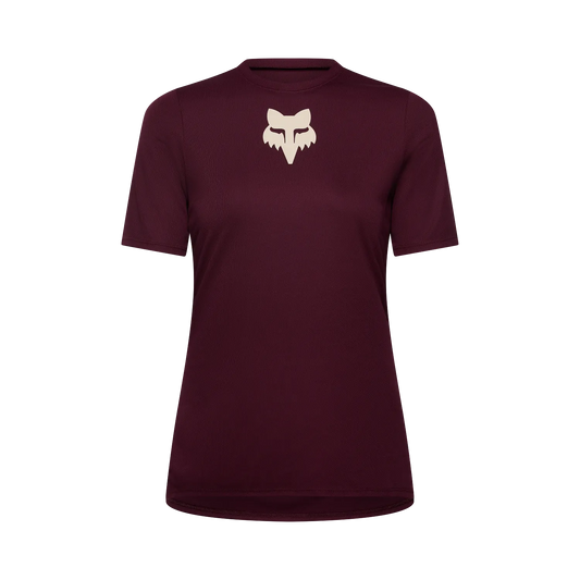 FOX RANGER HEAD Women's Short-Sleeve Jersey Burgundy