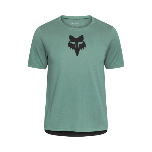 FOX RANGER HEAD Junior Short Sleeve Jersey Green