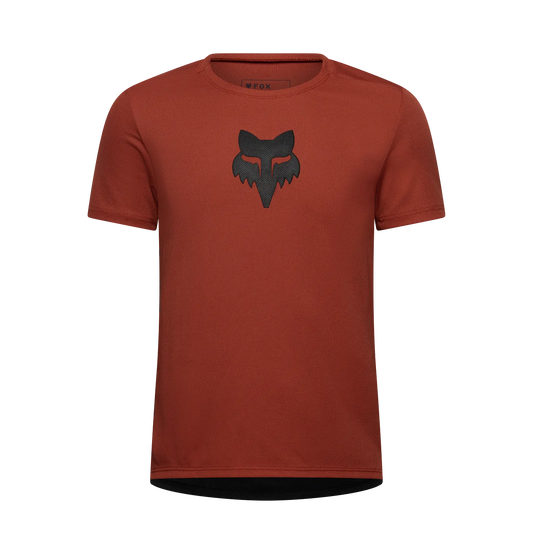 FOX RANGER HEAD Junior Short-Sleeve Jersey Acid Scarlet