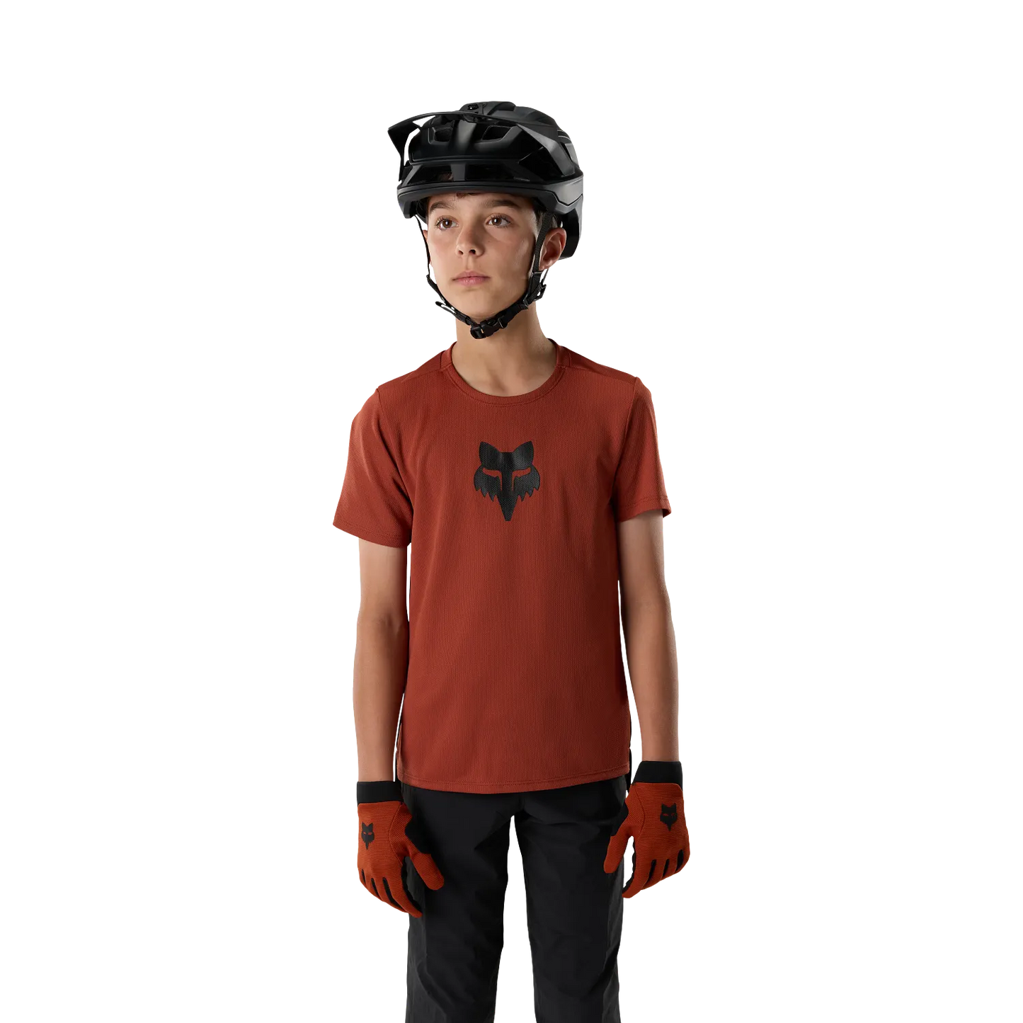 FOX RANGER FOX HEAD Junior Short Sleeve Jersey Acid Scarlet
