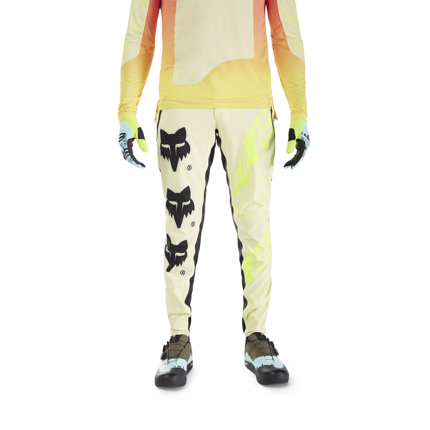 FOX FLEXAIR ELEVATED Pants Yellow/Black 2025