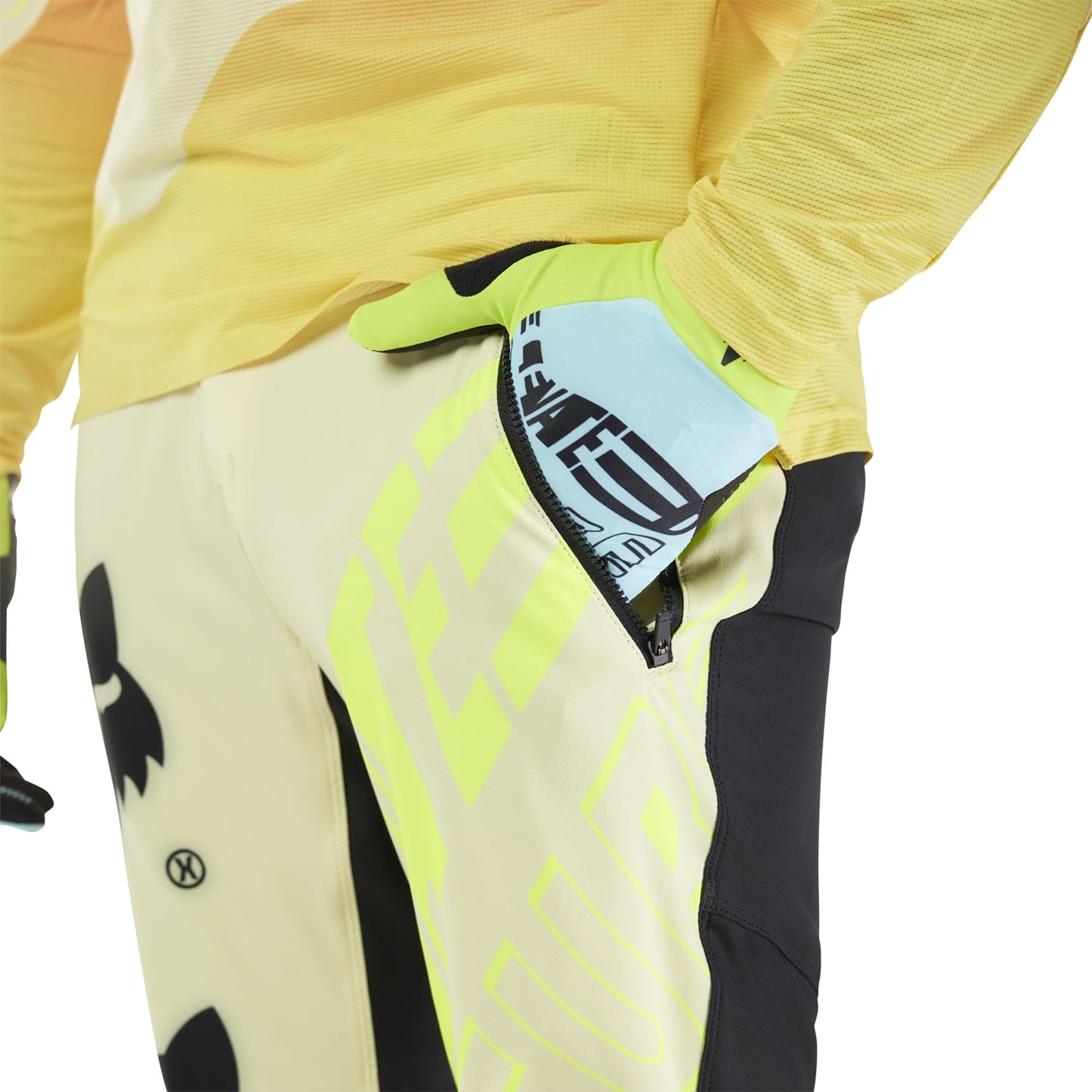 FOX FLEXAIR ELEVATED Pants Yellow/Black 2025