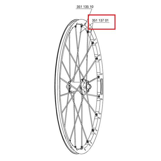 KIT 10 SPOKES MAVIC AV/AR M7/7 CROSSMAX SLR 29" 299,5MM