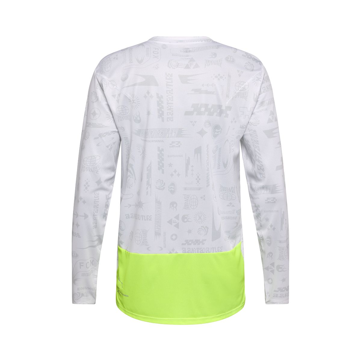FOX RANGER LUNAR Long Sleeve Jersey White/Yellow - Special Edition