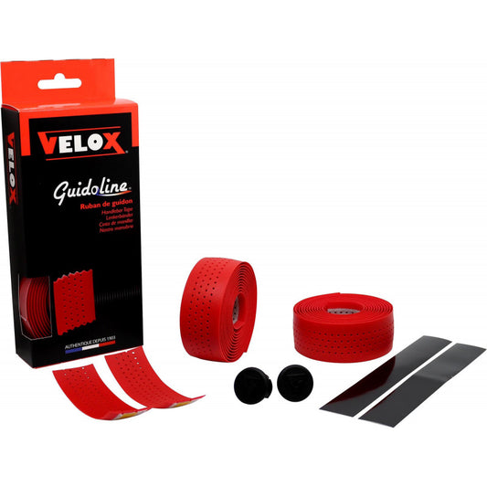 Bar tape VELOX SOFT PERFOREE Red