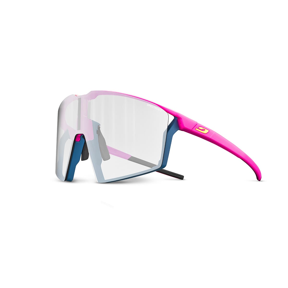 JULBO EDGE Fluorescent Pink/Spectron Blue 3+ Smoke Goggles