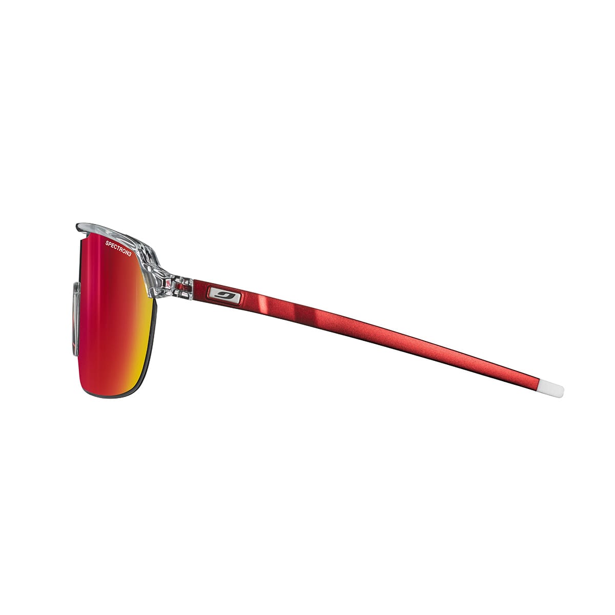 Glasses JULBO FREQUENCY Crystal/Red Spectron 3CF Smoke